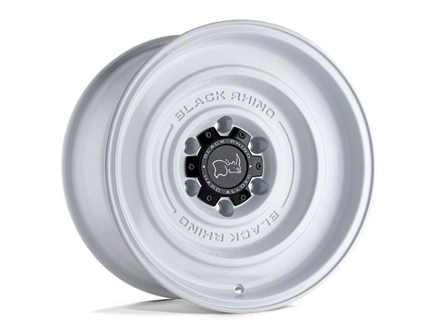 Black Rhino Solid Gloss White Wheel; 17x9.5 (20-24 Jeep Gladiator JT)