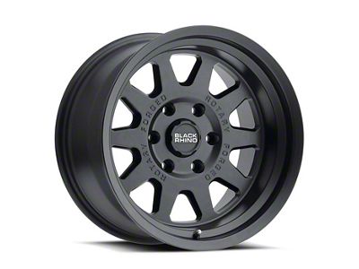 Black Rhino Stadium Matte Black Wheel; 17x9.5 (20-24 Jeep Gladiator JT)