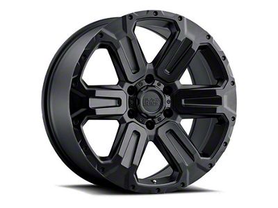 Black Rhino Wanaka Matte Black Wheel; 18x9; -18mm Offset (20-24 Jeep Gladiator JT)