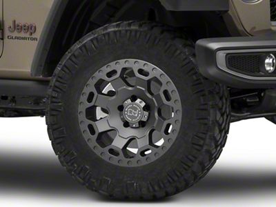 Black Rhino Warlord Matte Gunmetal Wheel; 18x9 (20-24 Jeep Gladiator JT)