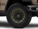 Black Rhino Warthog Matte Olive Drab Green with Black Center Wheel; 17x8.5; -18mm Offset (20-25 Jeep Gladiator JT)