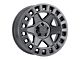 Black Rhino York Matte Gunmetal Wheel; 17x9; -12mm Offset (20-24 Jeep Gladiator JT)