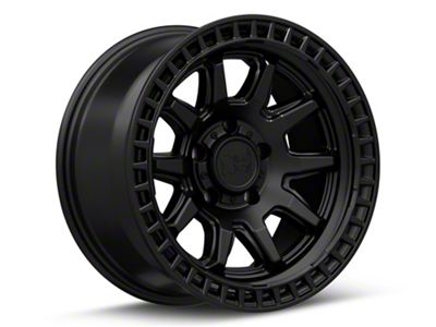 Black Rhino Calico Matte Black Wheel; 17x8.5; 0mm Offset (05-10 Jeep Grand Cherokee WK, Excluding SRT8)