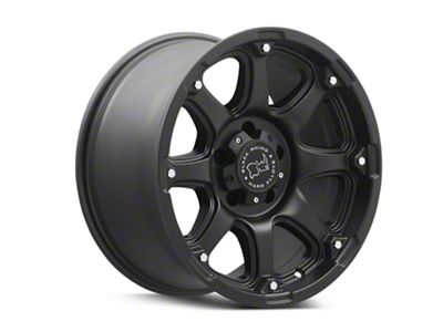 Black Rhino Glamis Matte Black Wheel; 17x9; -12mm Offset (05-10 Jeep Grand Cherokee WK, Excluding SRT8)