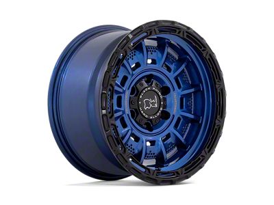 Black Rhino Legion Cobalt Blue with Black Lip Wheel; 17x9; 0mm Offset (99-04 Jeep Grand Cherokee WJ)