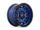 Black Rhino Legion Cobalt Blue with Black Lip Wheel; 17x9; 0mm Offset (99-04 Jeep Grand Cherokee WJ)