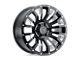 Black Rhino Pinatubo Gloss Black with Milled Inside Window Wheel; 18x9.5; -18mm Offset (22-24 Jeep Grand Cherokee WL)