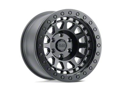 Black Rhino Primm Beadlock Matte Black with Brass Bolts Wheel; 17x8.5; -38mm Offset (99-04 Jeep Grand Cherokee WJ)