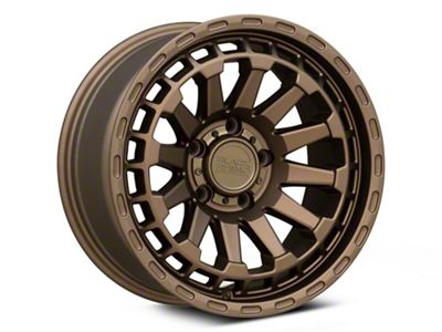 Black Rhino Raid Matte Bronze Wheel; 18x9.5; -18mm Offset (22-24 Jeep Grand Cherokee WL)