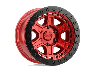 Black Rhino Reno Candy Red with Black Ring and Bolts Wheel; 18x9.5 (22-24 Jeep Grand Cherokee WL)