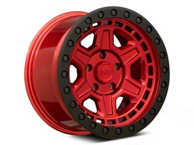 Black Rhino Reno Candy Red Wheel; 17x9; 0mm Offset (05-10 Jeep Grand Cherokee WK, Excluding SRT8)