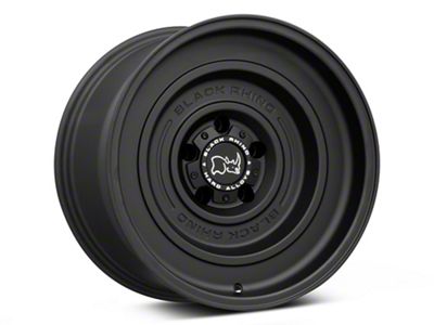 Black Rhino Solid Matte Black Wheel; 17x9.5; -18mm Offset (05-10 Jeep Grand Cherokee WK, Excluding SRT8)