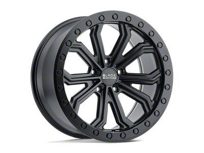 Black Rhino Trabuco Matte Black Wheel; 20x10; 30mm Offset (22-24 Jeep Grand Cherokee WL)