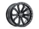 Black Rhino Trabuco Matte Black Wheel; 20x10 (22-24 Jeep Grand Cherokee WL)