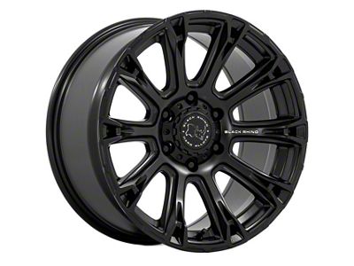 Black Rhino Diamondback Matte Black Wheel; 18x9; -12mm Offset (99-04 Jeep Grand Cherokee WJ)