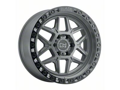 Black Rhino Kelso Battleship Gray with Black Ring Wheel; 20x9; -18mm Offset (99-04 Jeep Grand Cherokee WJ)