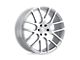 Black Rhino Kunene Silver with Mirror Cut Face Wheel; 20x9; 30mm Offset (99-04 Jeep Grand Cherokee WJ)