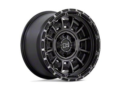 Black Rhino Legion Matte Black with Gray Tint Wheel; 17x9 (99-04 Jeep Grand Cherokee WJ)