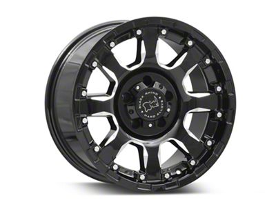 Black Rhino Sierra Gloss Black Wheel; 17x9; -12mm Offset (99-04 Jeep Grand Cherokee WJ)