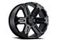 Black Rhino Wanaka Matte Black Wheel; 17x8.5; -18mm Offset (99-04 Jeep Grand Cherokee WJ)