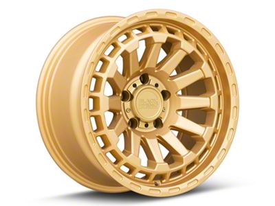 Black Rhino Raid Gold Wheel; 18x9.5; -18mm Offset (05-10 Jeep Grand Cherokee WK)