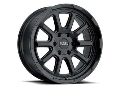 Black Rhino Chase Matte Black Wheel; 18x8; 10mm Offset (11-21 Jeep Grand Cherokee WK2)