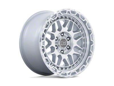 Black Rhino Holcomb Gloss Silver with Mirror Cut Face Wheel; 20x9.5; -18mm Offset (11-21 Jeep Grand Cherokee WK2)