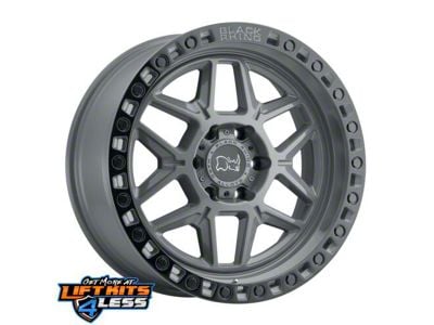 Black Rhino Kelso Battleship Gray with Black Ring Wheel; 18x9; 0mm Offset (11-21 Jeep Grand Cherokee WK2)