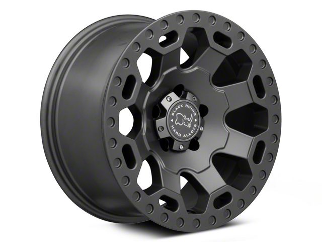 Black Rhino Warlord Matte Gunmetal Wheel; 18x8 (15-23 Jeep Renegade BU)