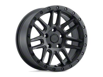 Black Rhino Arches Matte Black Wheel; 17x8; 30mm Offset (97-06 Jeep Wrangler TJ)