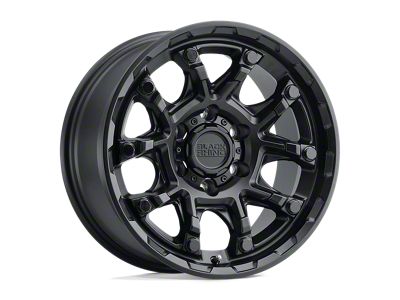 Black Rhino Ark Matte Black with Gloss Black Bolts Wheel; 20x9; -18mm Offset (18-24 Jeep Wrangler JL)