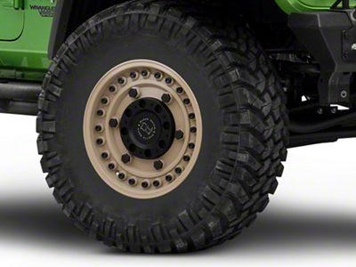 Black Rhino Armory Desert Sand Wheel; 17x8 (18-24 Jeep Wrangler JL)