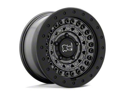 Black Rhino Barricade Gunblack with Black Rock Guard Wheel; 20x9; -18mm Offset (18-24 Jeep Wrangler JL)