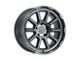 Black Rhino Chase Brushed Gunmetal Wheel; 17x8 (97-06 Jeep Wrangler TJ)