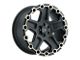 Black Rhino Cog Matte Black with Machined Face and Dark Matte Tint Wheel; 20x9.5 (18-24 Jeep Wrangler JL)