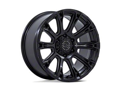 Black Rhino Diamondback Matte Black Wheel; 17x9; 12mm Offset (18-24 Jeep Wrangler JL)