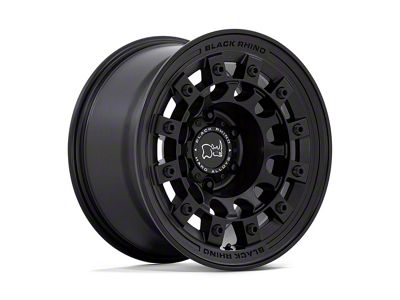 Black Rhino Fuji Matte Black Wheel; 17x9 (18-24 Jeep Wrangler JL)