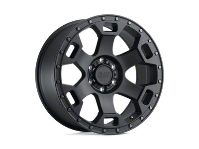 Black Rhino Gauntlet Semi Gloss Black with Gunmetal Bolts Wheel; 17x8.5; -18mm Offset (18-24 Jeep Wrangler JL)