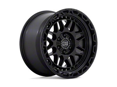 Black Rhino Holcomb Matte Black Wheel; 17x9.5; -12mm Offset (18-24 Jeep Wrangler JL)