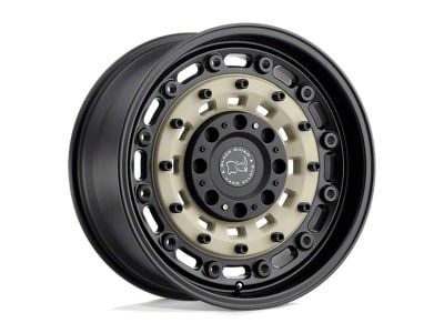 Black Rhino Arsenal Sand On Black Wheel; 18x9.5; -18mm Offset (07-18 Jeep Wrangler JK)