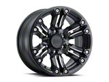 Black Rhino Asagai Matte Black with Stainless Bolts Wheel; 17x8.5; -18mm Offset (07-18 Jeep Wrangler JK)