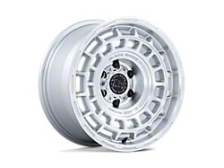 Black Rhino Awol Silver with Machined Face Wheel; 17x8.5; 10mm Offset (07-18 Jeep Wrangler JK)