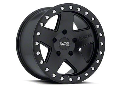 Black Rhino Crawler Matte Black Wheel; 20x9.5; -18mm Offset (07-18 Jeep Wrangler JK)