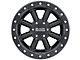 Black Rhino Hachi Matte Black Wheel; 17x8.5 (07-18 Jeep Wrangler JK)