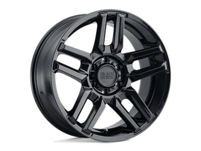 Black Rhino Mesa Gloss Black Wheel; 20x9; 2mm Offset (07-18 Jeep Wrangler JK)