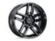 Black Rhino Mesa Gloss Black Wheel; 20x9; 2mm Offset (07-18 Jeep Wrangler JK)