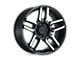 Black Rhino Mesa Matte Black with Machined Face Wheel; 17x8.5 (07-18 Jeep Wrangler JK)