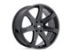 Black Rhino Mozambique Matte Black Wheel; 22x9.5; 30mm Offset (07-18 Jeep Wrangler JK)