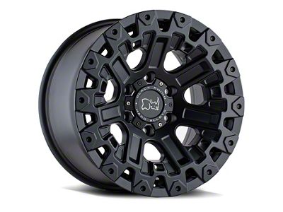 Black Rhino Ozark Matte Black Wheel; 17x9.5 (07-18 Jeep Wrangler JK)