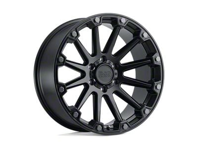 Black Rhino Pinnacle Semi Gloss Black with Gunmetal Bolts Wheel; 20x9; -18mm Offset (07-18 Jeep Wrangler JK)